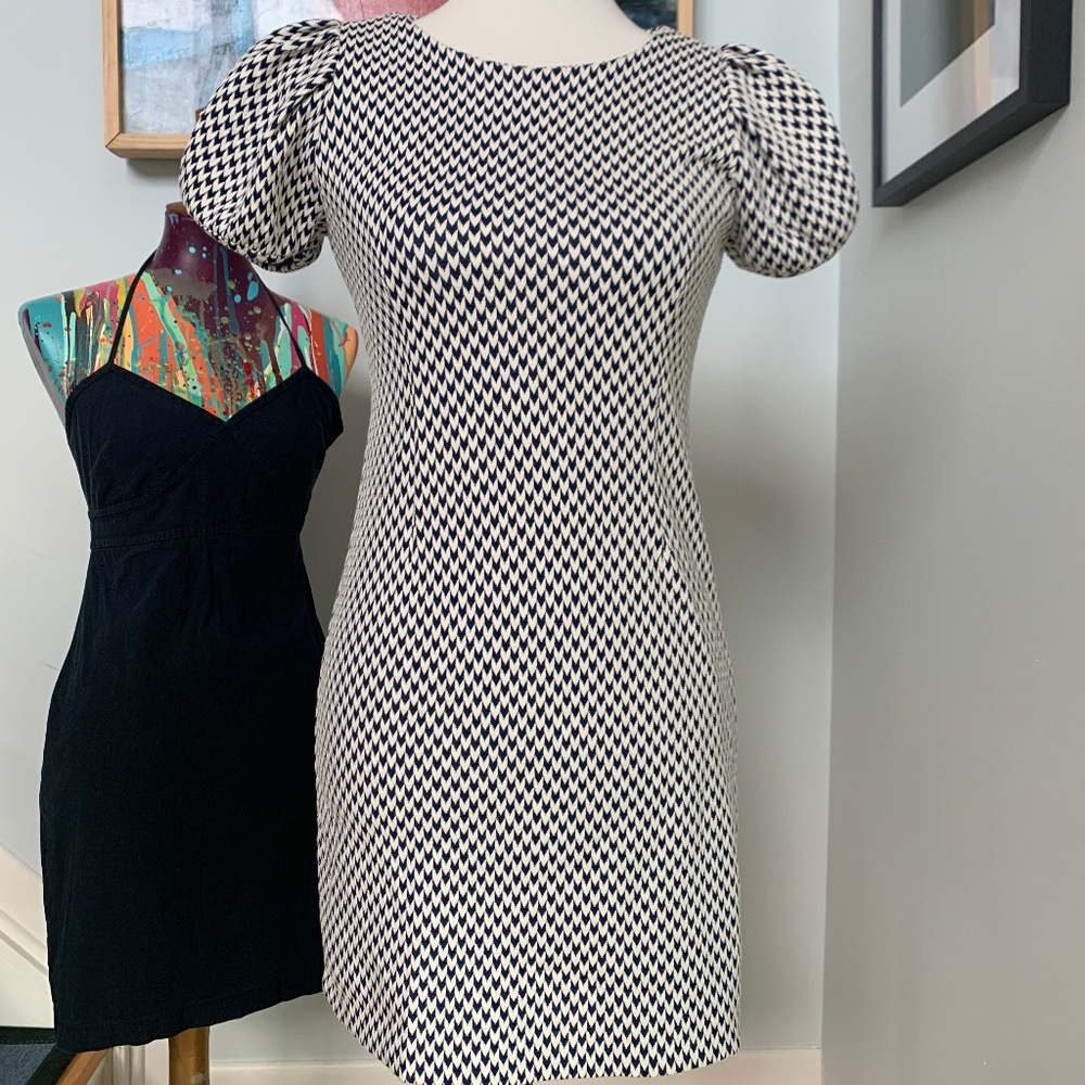 Navy and Blue Mini Dress